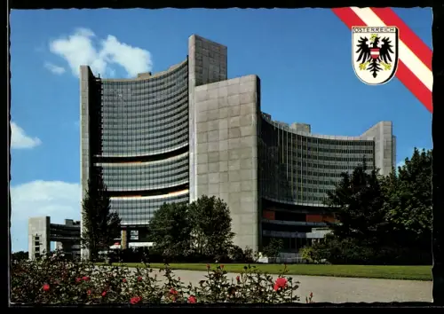 AK Wien, Neue Uno-City nördlich der Donau, Wappen