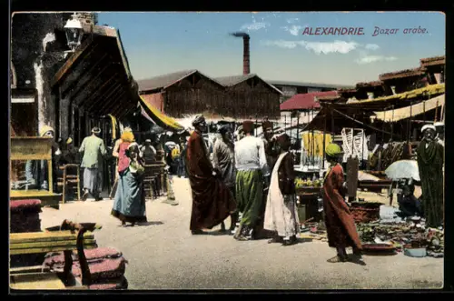 AK Alexandrie, Bazar arabe