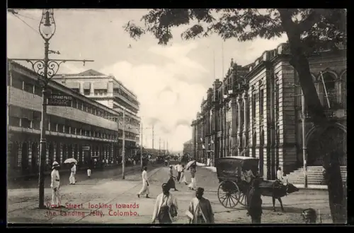 AK Colombo, York Street, looking towards the Landing Jetty