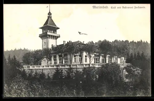 AK Marienbad, Café und Restaurant Forstwarte