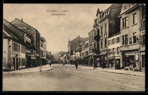 AK Forbach i. Lothr., Nationalstrasse