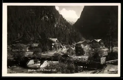 AK Ginzling /Zillertal, Ortspartie