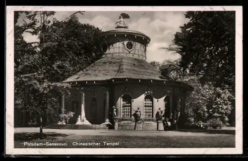 AK Potsdam, Schloss Sanssouci, Chinesischer Tempel
