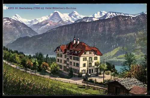 AK St. Beatenberg, Hotel Blümlisalp-Beatrice