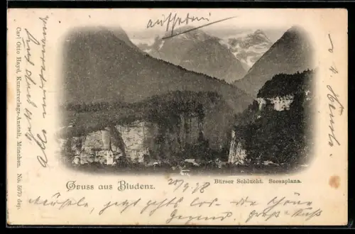AK Bludenz, Bürser Schlucht, Seesaplana