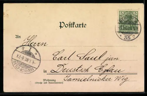 Lithographie Berlin, Rathaus in der Königstrasse