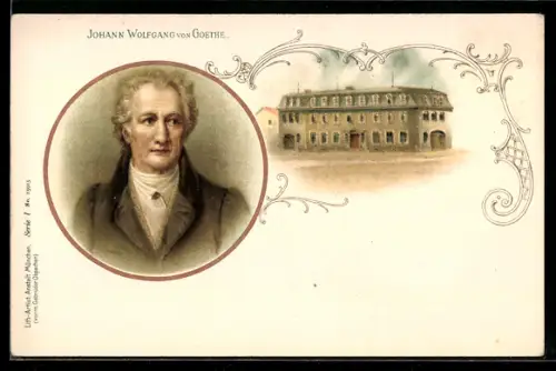 AK Porträt von Johann Wolfgang von Goethe