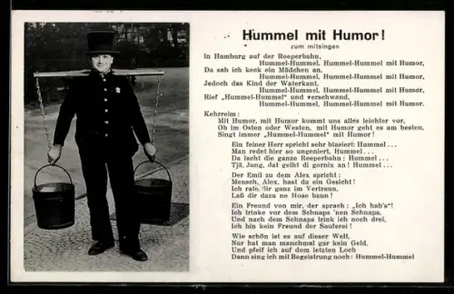 AK Hamburg, Liedtext Hummel mit Humor