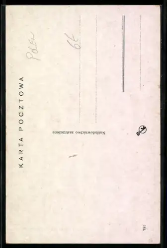 Künstler-AK Warszawa, Fragment Rynku