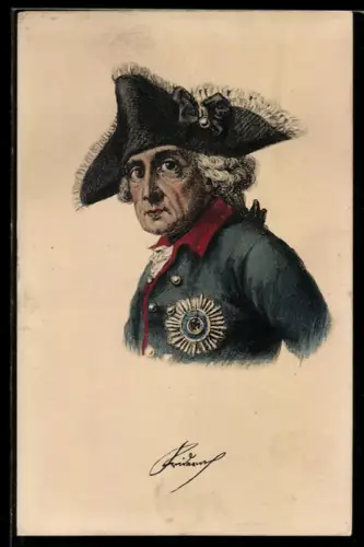 AK Bildnis König Friedrich II. (der Grosse)