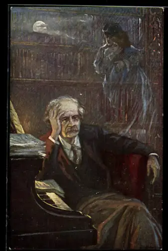 AK Komponist Jules Massenet komponiert die Oper Manon