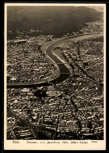 Foto-AK Walter Hahn, Dresden, NR: 10533, Dresden v.d. Zerstörung 1945