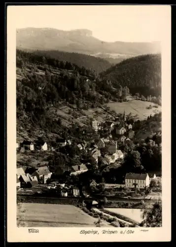 Foto-AK Walter Hahn, Dresden, Nr. 11531: Krippen a. Elbe im Elbgebirge