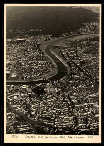 Foto-AK Walter Hahn, Dresden, NR: 10533, Dresden v.d. Zerstörung 1945