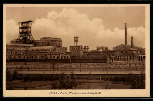 AK Moers, Zeche Rheinpreussen Schacht IV.