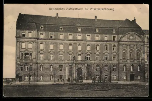 AK Berlin-Wilmersdorf, Kaiserliches Aufsichtsamt für Privatversicherung, Ludwigskirchplatz 3-4