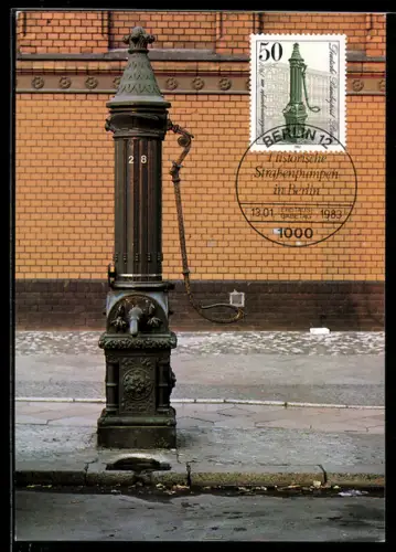 Maximum-AK Berlin, Historische Strassenpumpen, Lauchhammerpumpe