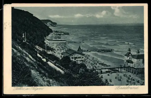 AK Sellin a. Rügen, Badestrand