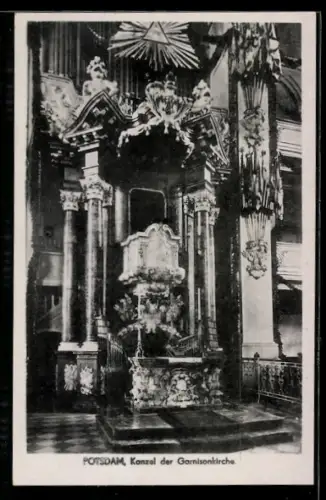 AK Potsdam, Kanzel der Garnisonkirche