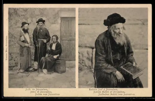 AK Rabbi und Juden in Jerusalem