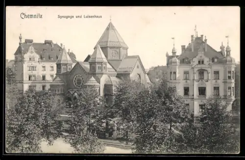 AK Chemnitz, Synagoge und Luisenhaus