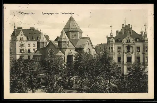 AK Chemnitz, Synagoge und Luisenhaus