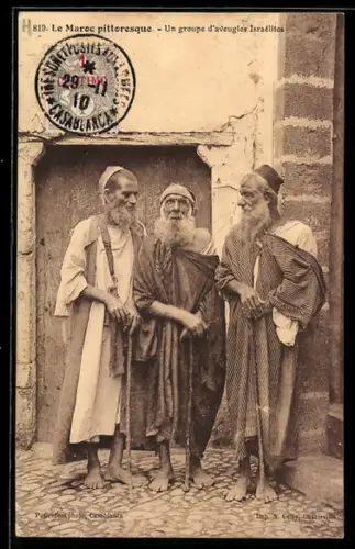 AK Un groupe d`aveugles israelites