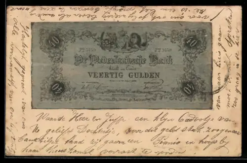 AK De Nederlandsche Bank betaalt aan Toonder Veertig Gulden, Geldschein