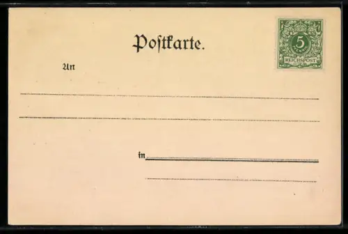 AK Geldnote über eintausend Mark