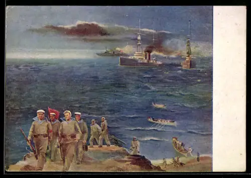 AK Landungsübung der Sowjetmarine