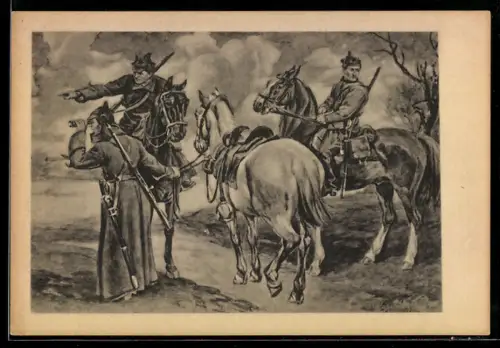 AK Aufklärungsrotte der Roten Armee zu Pferde