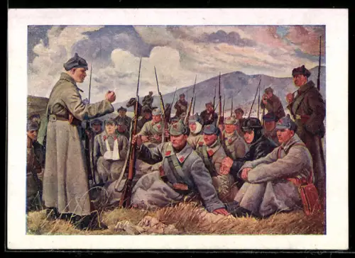 AK Politischer Unterricht in der Gefechtsstellung