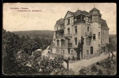 AK Königstein i. Taunus, Sanatorium Dr. Kohnstamm