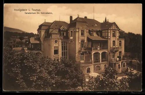 AK Königstein i. Taunus, Sanatorium Dr. Kohnstamm