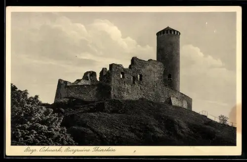 AK Thierstein /Bayr. Ostmark, Burgruine Thierstein