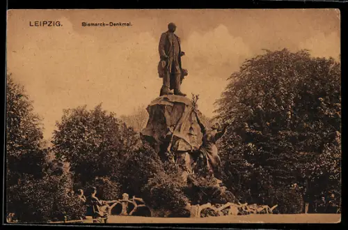 AK Leipzig, Bismarck-Denkmal