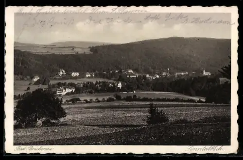 AK Bad Brückenau, Sinntalblick mit Ort
