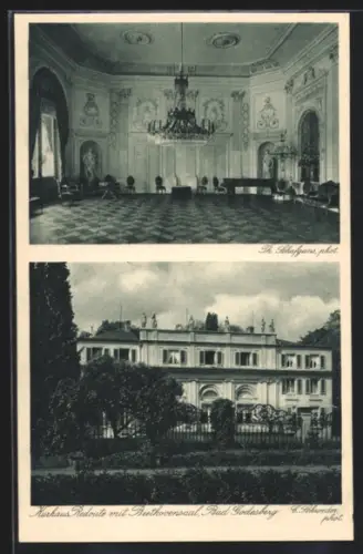 AK Bad Godesberg, Hotel Kurhaus Redoute mit Beethovensaal