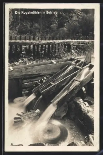 AK Kugelmühle-Almbachklamm, Wassermühle