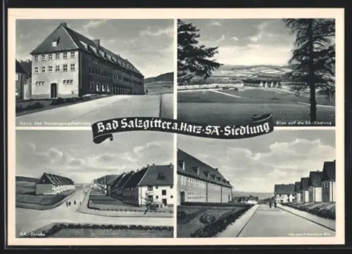 AK Bad Salzgitter, Haus der Versorgungsbetriebe, SA.-Strasse, Herbert-Norkus-Strasse