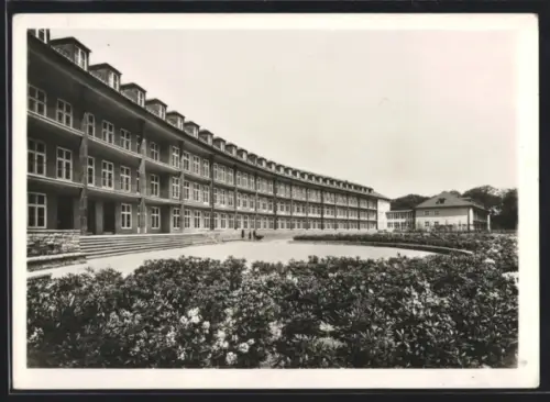 AK Halle-Dölau, Blick auf Luftwaffenlazarett