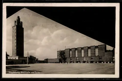 AK Magdeburg, Stadthalle und Turm