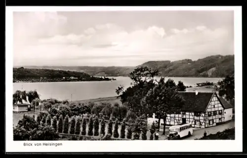 AK Essen-Heisingen, Blick auf Baldeneysee, Heisinger Fährhaus, Gasthaus Heinrich Lanfermann