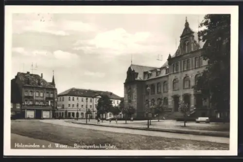 AK Holzminden a. d. Weser, Baugewerkschulplatz