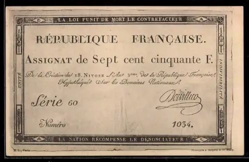 AK France, Geldschein