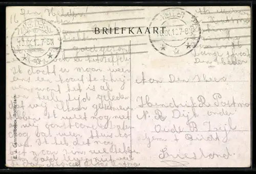 AK Niederlande, Geldschein