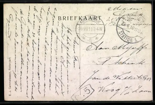 AK Niederlande, Geldschein