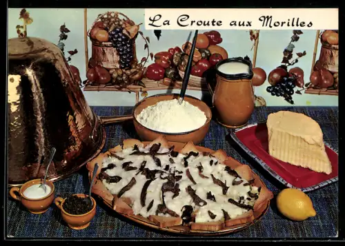 AK La Croute aux Morilles, Speise und Rezept