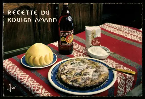 AK Recette du Kouign Amann, Speise und Rezept