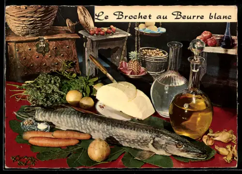 AK Le Brochet au Beurre Blanc, Speise und Rezept
